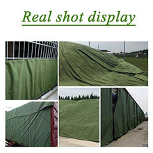 MTYLX Telo da Esterno Multiuso, Telo Di Tela Pesante Telo da Tenda Verde Telo da Sole Telo da Tenda Impermeabile Tenda Parasole Accessori,un,2X5M