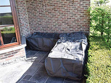 Perel Garden oclsl300 Custodia per Lounge a Forma di L di Set di 300 cm, Nero, 300 x 300 x 70 cm