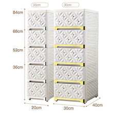 Mobile Bagno Sottile Legno Risparmio di Spazio Stretta Fessura del Cassetto Governo di Immagazzinaggio di Plastica Snack Comodino Gabinetto Bagno Mensola (Color : Gold, Size : 20x40x84cm)
