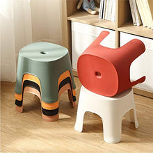 QiKun-Home Sgabello da Bagno Sgabello da Bagno Sgabello da Bagno per Uso Domestico Sgabello in plastica Panca Antiscivolo per Scarpe Antiscivolo Sgabello per Bambini Panca per i Piedi Nero