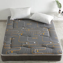SINKITA Collassabile Japanese Tatami Futon,Tatami Materasso Futon Addensare Traspirante Materasso per Ospiti Portatile Arrotolato Supporto Antibatterico-C-180x200cm(71x79inch)