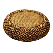 LTINN Cuscini in Tatami Fatti a Mano, per Camera da Letto, Meditazione della casa, Rattan Naturale, Struttura in Erba e Legno, Piatto e Compatto