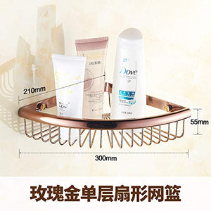 KTMK Portasciugamani da Parete Portasciugamani in Rame Set di Accessori per Bagno in Bagno Europeo, Cesto Triangolare