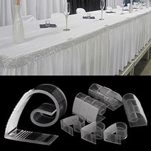 ZJL220 12Pcs Camping Picnic Party Tovaglia in plastica Cover Gonna Clip Titolari Morsetti