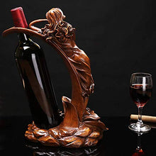 Semplicità Elegante Creatività Creativa Modellistica Resina Marrone Portabottiglie Moda Europea Desktop da Tavolo Veranda Bar Decorazioni per Ristoranti Ornamenti Regali Di Nozze Bella Ed Elegante,