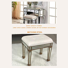 toletta Europea Specchio Camera Noble Universale Personality Punk Trucco Desk Tabelle Cosmetici Silver-100 * 42 * 76cm