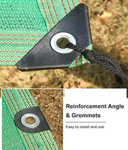JLXJ Telo Ombreggiante Verde Panno Ombreggiante Reti da Sole per Piante con Grommet, Rettangolo Esterno Protezione UV al 90% Panno per Vele per Serra/Tettoia/Riparo/Gazebo