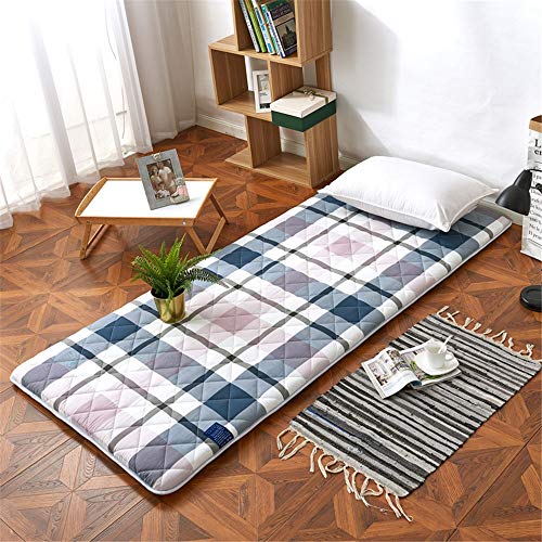 Materasso Singolo Materasso Dormitorio Materasso Pieghevole Portatile Tatami Piano Materasso Sleeping Pad for Home Campeggio Pieghevole Mat Pigro Bed Cuscino Futon Pieghevole Morbido