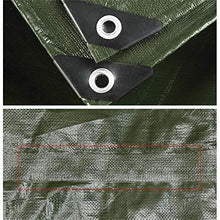 QXX Telo Resistente all'Acqua e ai Raggi UV, Resistente all'Usura, in polietilene ad Alta densità, Resistente all'Usura, in Poliestere, Resistente alle Altezze, 180 g / ㎡ (Verde)