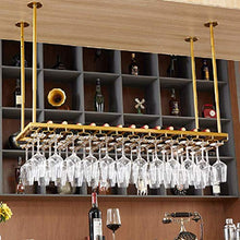 NSYNSY Rastrelliere per Bicchieri da Vino da 40"-60", portabottiglie per Vino - Disponibile in 3 Bracci Regolabili - Oro