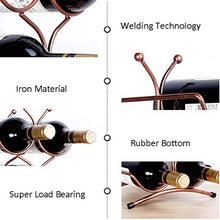 CYQ Portabottiglie Vino Semplice Scaffale per Bottiglie di Vino Armadietto per Vino Decorazione Cornice Decorazione Portabottiglie per Vino 25x16x36cm Portabottiglie per Vino Rosso