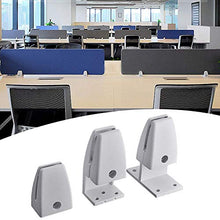 AURALLL 2Pcs / Set Partition Bracket ispessite Lunetta Fissa Clip divisore Morsetto Staffa Escursioni Partition Supporto dello Schermo di segretezza Morsetto divisore starnuto Gaurd