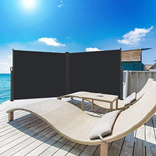 Froadp - Tenda avvolgibile estensibile per balcone, terrazza, giardino, in robusto poliestere, 300 cm