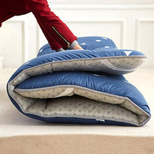 QVIVI Materasso Futon Antiscivolo, Materassi Futon Addensato Morbido Materasso da Campeggio Pieghevole Portatile, Doppio Futon Singolo Tappetino Tatami 1.2 * 2M
