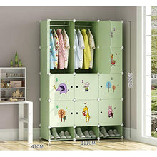 Guardaroba Semplici Bambini Armadio casa Camera da Letto Panno di plastica del Bambino del Tessuto Semplice Bagagli Moderna Hanging Assemblea Armadio XINYALAMP