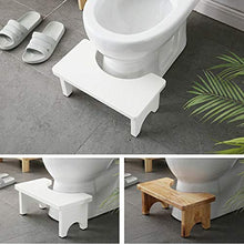 DDZHE Poggiapiedi per Cucina in Bagno, Sgabello per WC in Legno massello, Sgabello per WC accovacciato, Aiuta ad alleviare costipazione e gonfiore