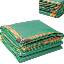 Telone resistente impermeabile in polietilene impermeabile resistente con occhielli per mobili da giardino, cabine, trampolino, legno, auto, campeggio o giardinaggio, impermeabile 3,8 × 5,8 m