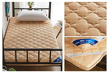 HKX Tappetino Addensato, Materasso per dormitori Studenteschi Materassino per Letto Futon Copridivano Chiaro 180x200 cm (71x79 Pollici)