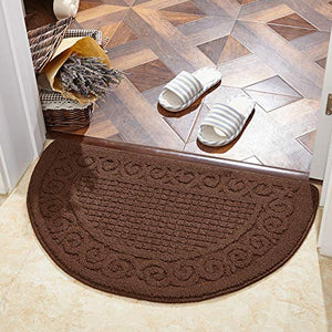 LZYMLG Tappetino Antiscivolo Assorbimento d'Acqua Tappeto Tappetino da Cucina Tappetino da Cucina Tappeto da Toilette Tappeto Portico Zerbino Marrone 40x63 cm