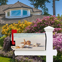 Summer Sea Shells Sabbia Spiaggia Stella Marina Casella Postale Copre Magnetica Giardino Cantiere Home Decor Dimensioni Standard 53,3 cm x 45,7 cm