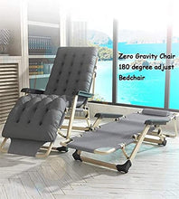 CDFCB -Mirror Zero Gravity reclinabile con Cuscino con Scollo Pieghevole reclinabile Regolabile Sedia Esterna Adatta per terrazze Piscine ECC. Camping e sedie da Spiaggia 300kg