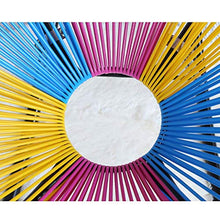 HaoLi Sedia a Dondolo Moon da Esterno per Interni, Sedia da Giardino in polyrattan con Cuscino e Maniglia, sedie a Sdraio per Sdraio per Uso Piscina nel Patio