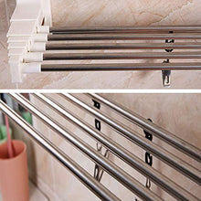 Slivy Portasciugamani a Scomparsa fissato al Muro, Porta Asciugamani in Acciaio Inox Senza Stampo, stendibiancheria con Potente Ventosa, Barra portasciugamani Impermeabile portante (Bianca)