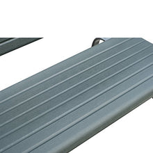 Outsunny Panca a Dondolo da Giardino in Metallo e Plastica, Panchina a 2 Posti (Max. 200 kg), 125L x 73P x 88A cm
