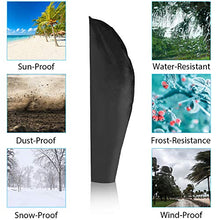 FORMIZON Coperture per Ombrelloni - Oxford 210D Parasole da Giardino Copertura, 280cm Fodera Protettiva per Ombrellone Impermeabile Copertura con Asta Telescopica con Cordicella in Basso, Nero
