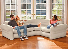 XHCsoft Divano ad Angolo reclinabile, Divano Letto Gonfiabile Pigro, Doppia Chaise Longue Deluxe