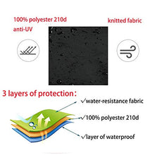 TopHomer - Coprisedia impermeabile per sedie da giardino, copertura protettiva per sedie da giardino, 210 x 75 x 80 x 40 cm