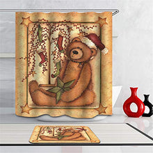 LIYAN Combinazione Bagno. Immagini Chiare E Colori Vivaci Rendono Il Tuo Bagno Pieno di Vita. Accessori da Bagno. Orso Carino Calze di Natale.