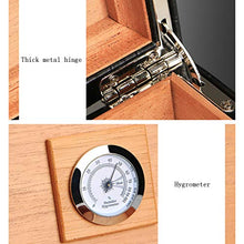 SHAO1 Cigar Humidor, in Pelle di Coccodrillo Legno di Cedro Cigar Box Cigar Humidor Speciale Grande Portatile può Contenere Circa 25 (275 * 200 * 50MM)