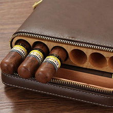 Humidars Cigar Humidor - Pelle Humidor portasigari di Viaggio Cigar Box Portatile Zip di Legno di Cedro umidificatore Cigar Humidor Gift Box/W Packaging mantenerlo Fresco .Scatola di immagazzinaggio
