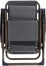 Lettino prendisole Zero Gravity, Lettino prendisole reclinabile in metallo, Lettino prendisole pieghevole, 178 × 78 × 44 cm, 200 kg max. Carico statico, resistente alla ruggine, con tessuto sintetico