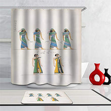 LIYAN Combinazione Bagno. Immagini Chiare E Colori Vivaci Rendono Il Tuo Bagno Pieno di Vita. Accessori da Bagno. Antichi Murales Egiziani.