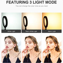AFANG Selfie Ring Light Supporto Treppiede, Kit Illuminazione Videoconferenze 3000K-6000K Dimmerabile Laptop, Computer Tablet Luce Halo LED Chiamata Zoom Trucco Selfie Lamp