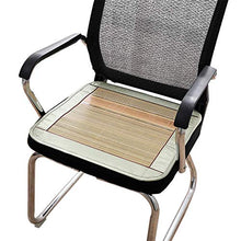XHNXHN Nature Bamboo Square Summer Cool Chair Pad Cuscino per Sedile per Ufficio Divano per Auto Ristorante Raffreddamento Cuscini per sedie da Pranzo K 18x18In * 2