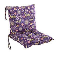 HYLX Cuscino Sedile, Cuscino Sedia, Cuscino Sgabello Rotondo, Cuscino Sedia Floreale Antiscivolo in Cotone Spesso, per Giardino, terrazza Esterna