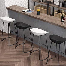 SHIJING Sgabelli Cucina Moderni Sgabelli da Bar in Ferro battuto Nordico | per Counter Cafe Kitchen Breakfast Pub | Sgabello da Bar Creativo Semplice per Il Tempo Libero | Carico Massimo 200 kg