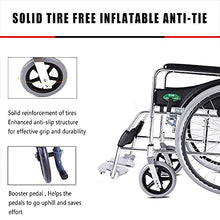 Sedia A Rotelle Semovente, Dispositivo di Mobilità Leggero per Utenti Anziani, Portatori di Handicap E Disabili, Sedia A Rotelle Portatile per Indipendenza O comodità del Custode A