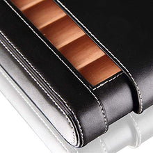 Jia He Scatola di sigari Cigar Box, Portable Cigar Box Humidor Cigar Set Foderato di Pino Nero può Contenere 5 (Size : 20x15x4cm)