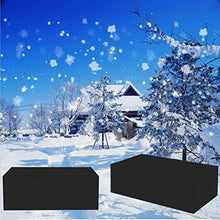 YULIAN 100x100x120 cm Cover per mobili da Giardino, terrazza per la Protezione del Mobile, Giardino all'aperto Sala da Pranzo Tavolo Polvere Anti-Polvere Set Resistenza all'Acqua Resistente per