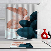 LIYAN Combinazione Bagno. Immagini Chiare E Colori Vivaci Rendono Il Tuo Bagno Pieno di Vita. Accessori da Bagno. Foglie Verdi. Foglie Rosse