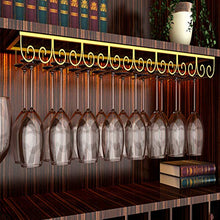 FYLHX Stile Europeo Vino Cremagliera di Vetro Appeso semplicità Portabicchieri da Vino Ristorante Bar Cucina Cantina Cremagliera del Vino Dorato Oro Rosa