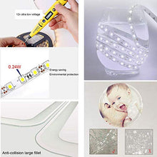 Specchio Rotondo retroilluminato a LED con Luce, Specchio cosmetico/da Barba a Parete, Bagno/Soggiorno/Hotel