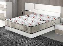 ECO-DE Materasso ALPES MASSAGER materasso in Memory Foam, con Visco gel 3d, materasso con sistema massaggio, copertura lavabile in lavatrice, materasso massaggiante 160 x 200 cm