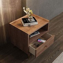 N/Z Attrezzatura Quotidiana Comodino Comodino Camera da Letto Comodino Tavolino Tavolino da caffè con cassetto e ripiano Aperto Comodino in Legno per mobili da Comodino Camera da Letto