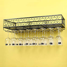 FAFZ Portavini Portabottiglie in Metallo A Parete, Sala da Pranzo E Cucina Portabottiglie Multifunzionale per Vino, Portaoggetti, Portabottiglie (Size : 50cm)