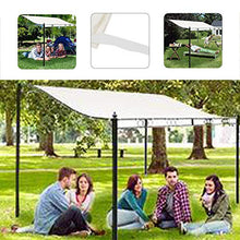 Fuguzhu - Gazebo per barbecue in tela 420D, impermeabile, copertura superiore per tetto da esterni, cortile (non incluso supporto in acciaio) (3 x 2,6 m)